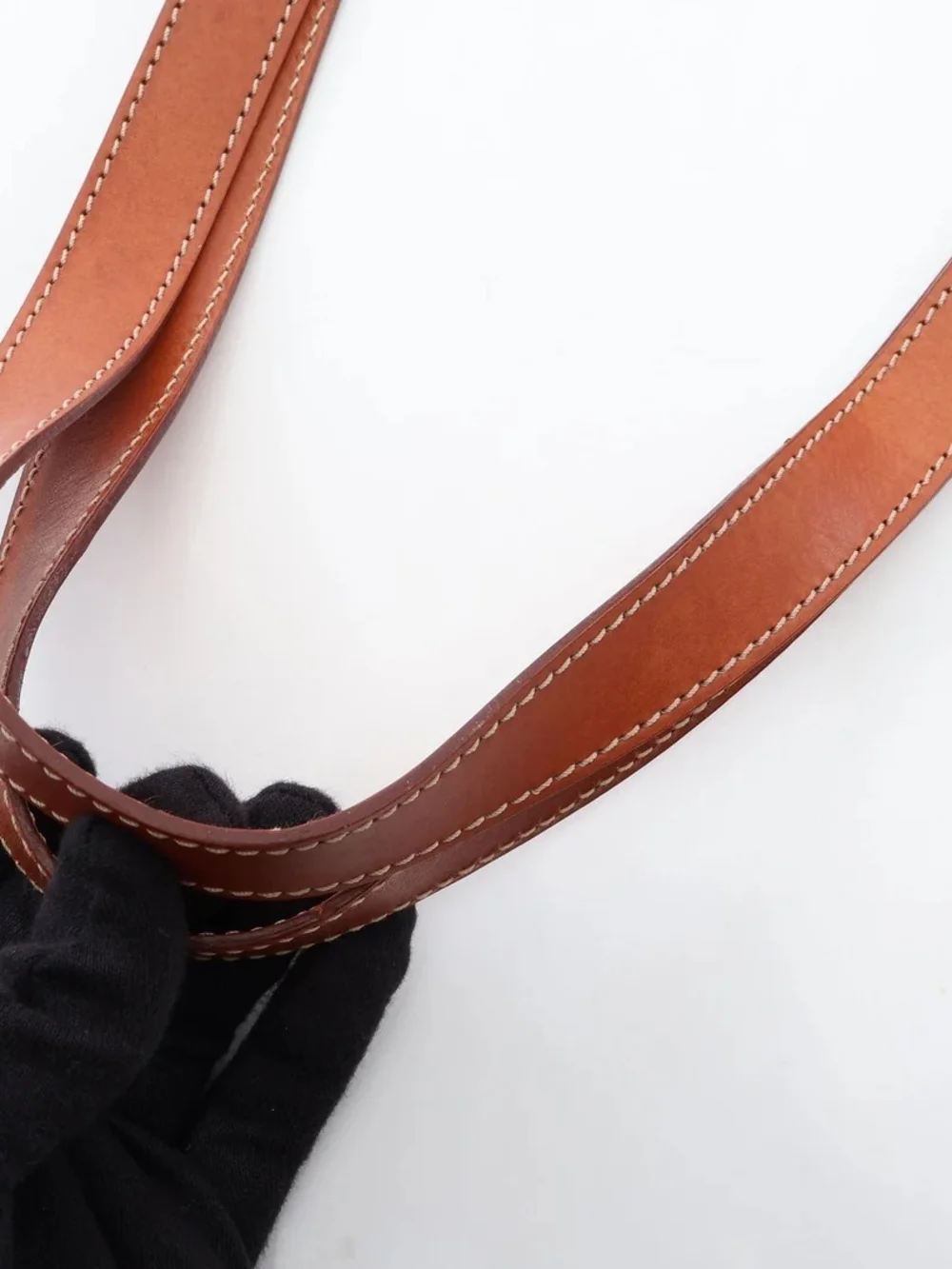 Celine Macadam Triomphe Canvas Leather Tote Brown w/ Controllo Tag Vintage - Picture 9 of 11